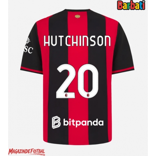 AC Milan Omari Hutchinson #20 Tricou Fotbal Replică 2026-27 Barbati Acasa AC Milan Omari Hutchinson #20 Tricou Fotbal Replică 2026-27 Barbati Acasa